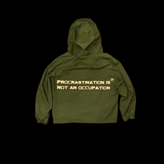 GREEN WINDBREAKER