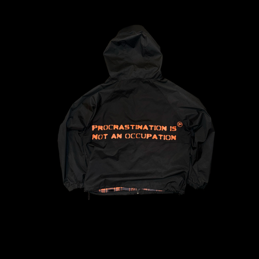 BLACK WINDBREAKER