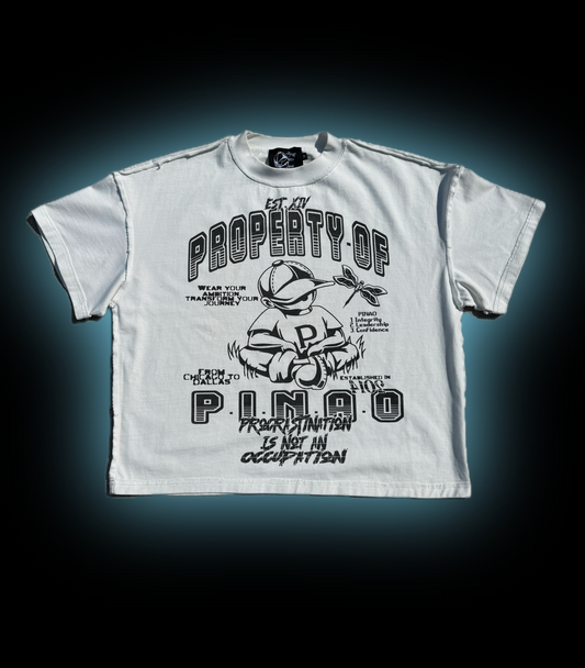 WHITE PROPERTY REVERSE TEE