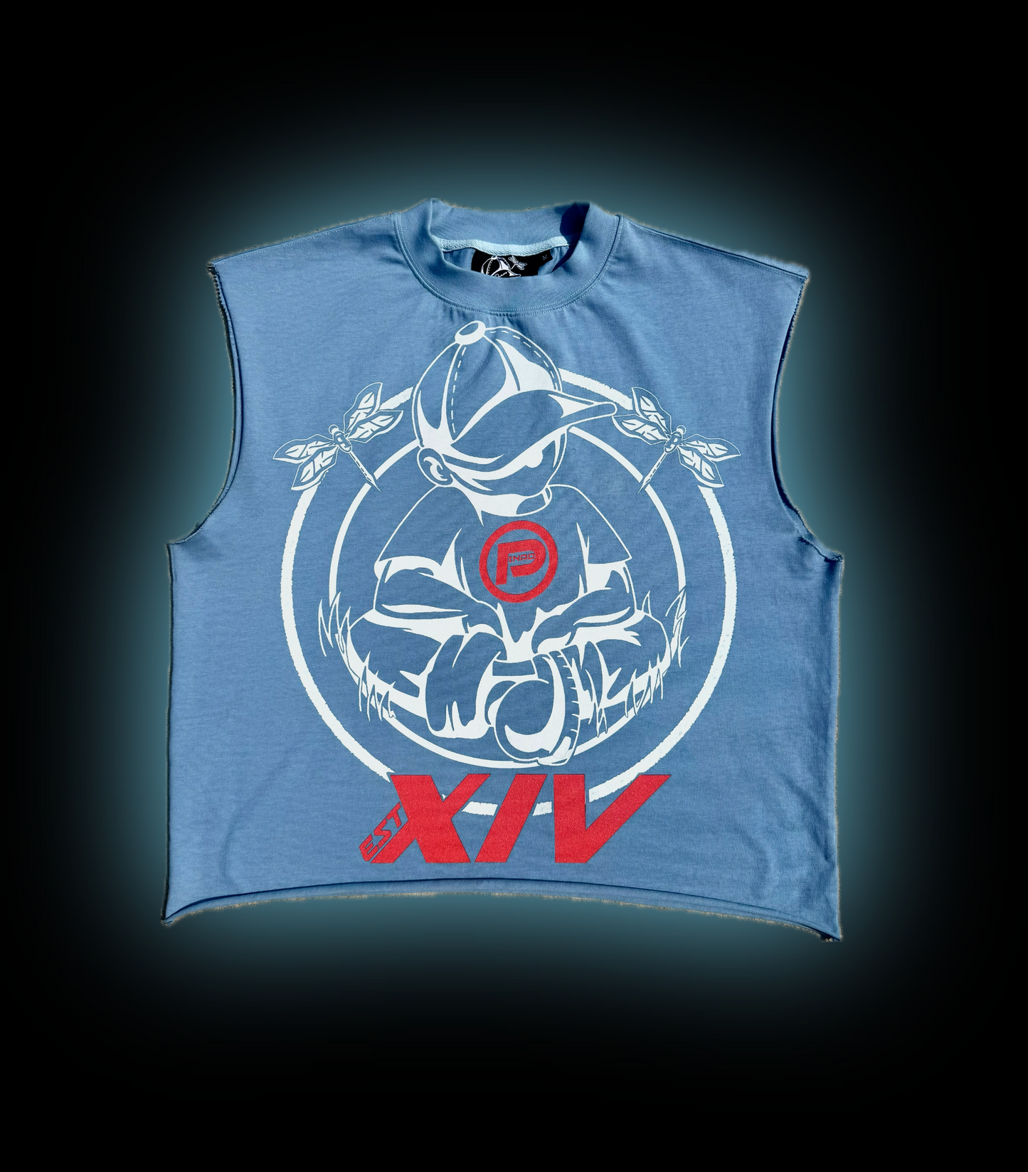 BLUE MUSCLE TEE