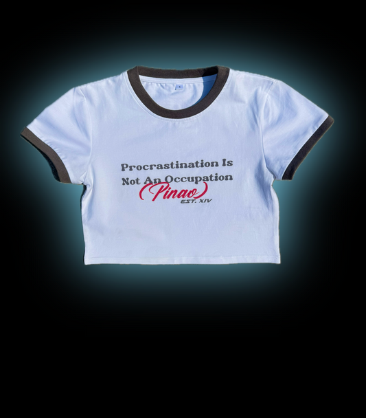 GREY CROPPED BABY TEE