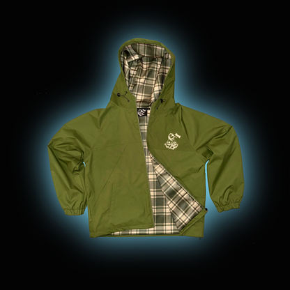 GREEN WINDBREAKER