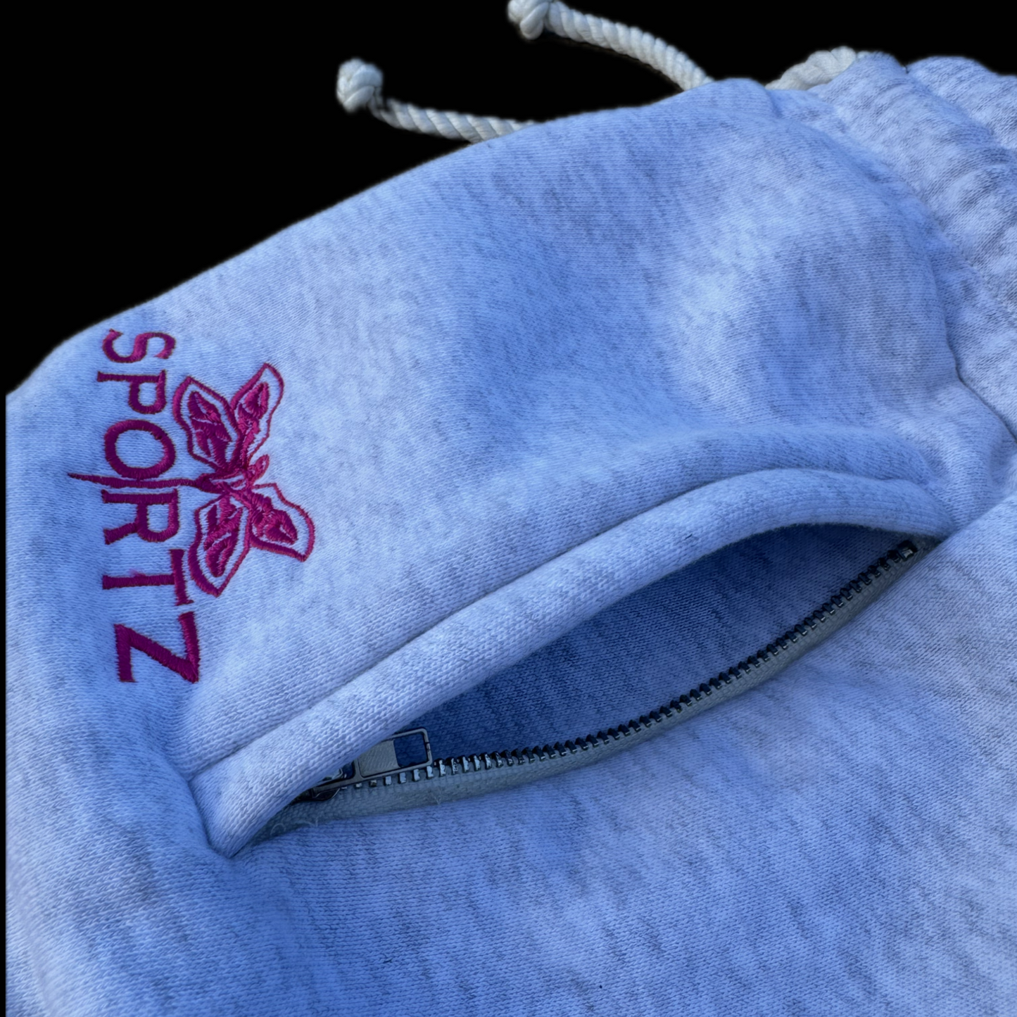 GREY OVERSIZED CUT OFF SWEATS