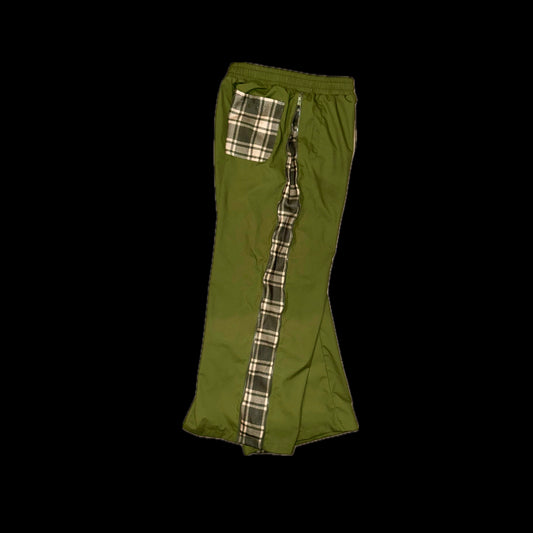 GREEN WINDBREAKER PANTS