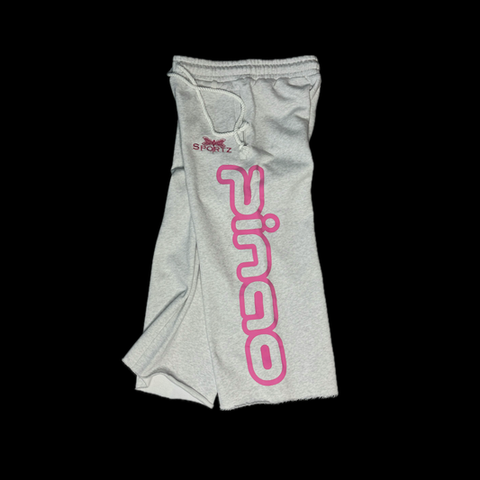 GREY OVERSIZED CUT OFF SWEATS